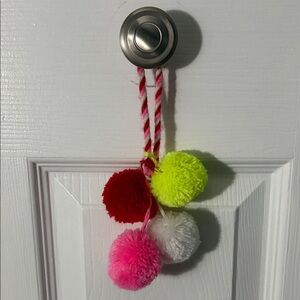 Colorful Pom Pom Door Hanger
